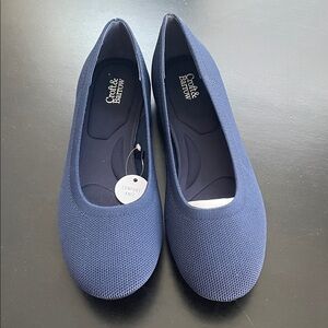 Croft & Barrow Women's Navy Comfort Knit Shoes